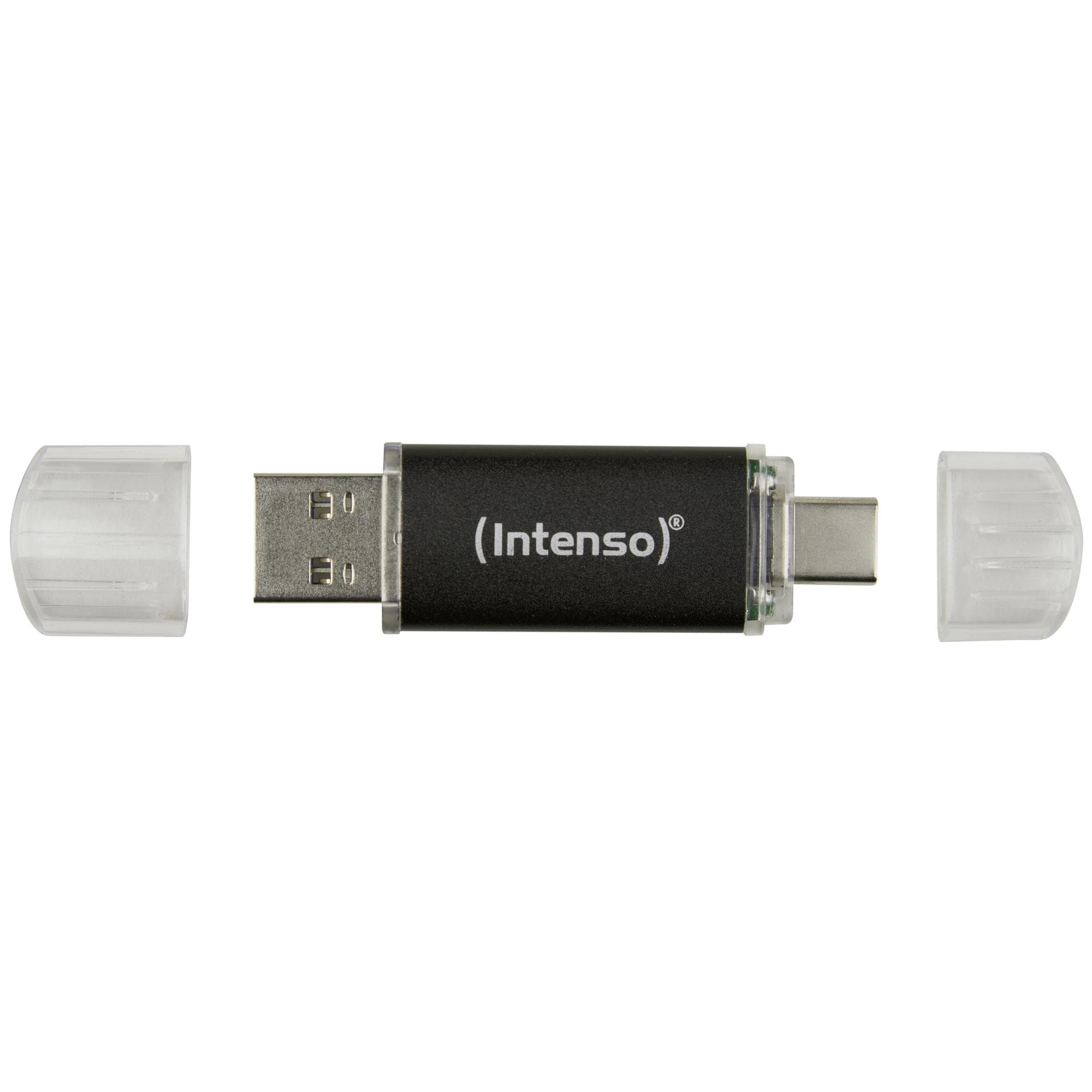 Intenso 32GB USB 3.2 Flash Drive with USB-C and USB-A, Anthracite