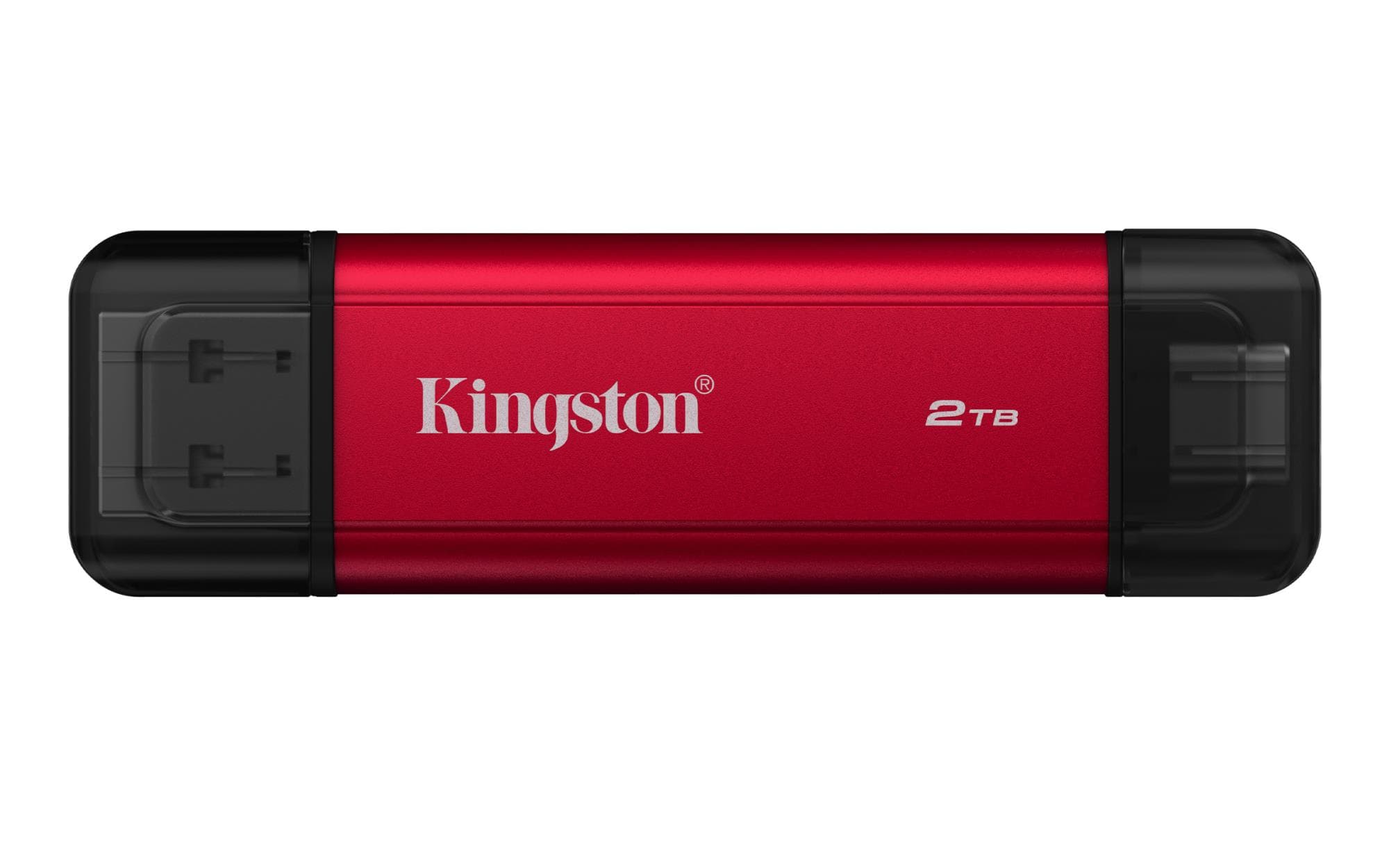 Kingston Dual Portable 2 TB external SSD, USB-A and USB-C