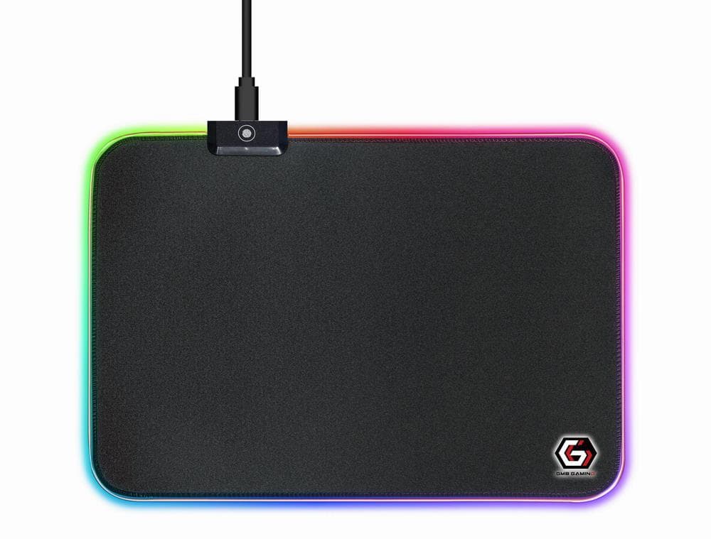 Gembird MP-GAMELED-M LED gaming mouse pad, 250 × 350 mm