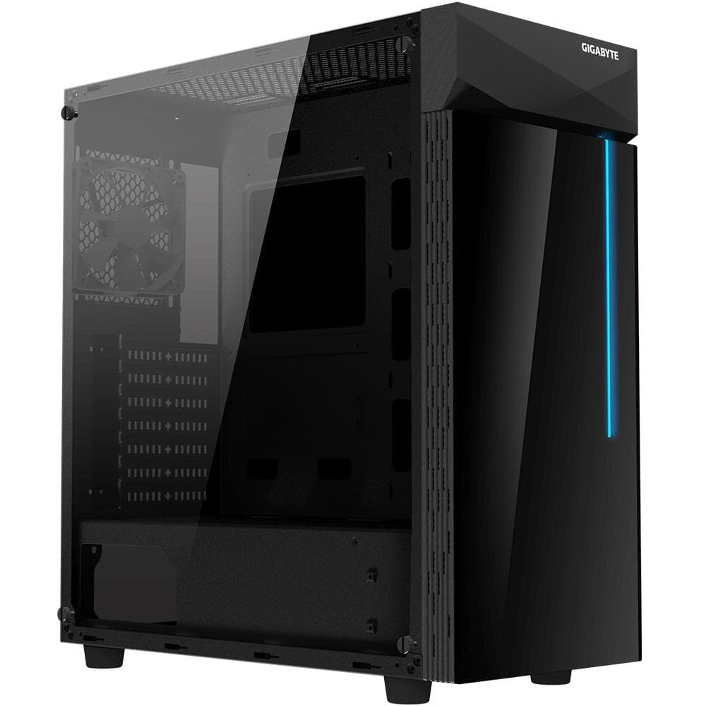 GIGABYTE C200 GLASS Midi Tower чёрный корпус по выгодной цене