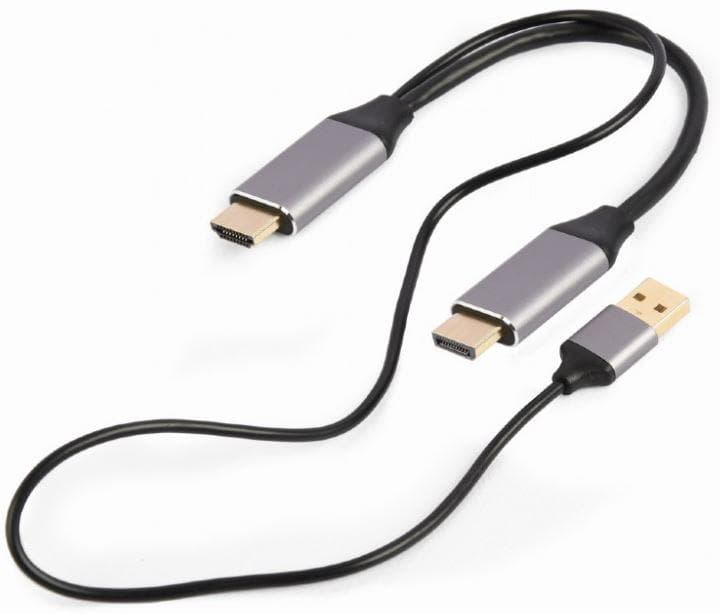 Кабель-переходник Gembird HDMI → DisplayPort, A-HDMIM-DPM-01, 4K, 2 м