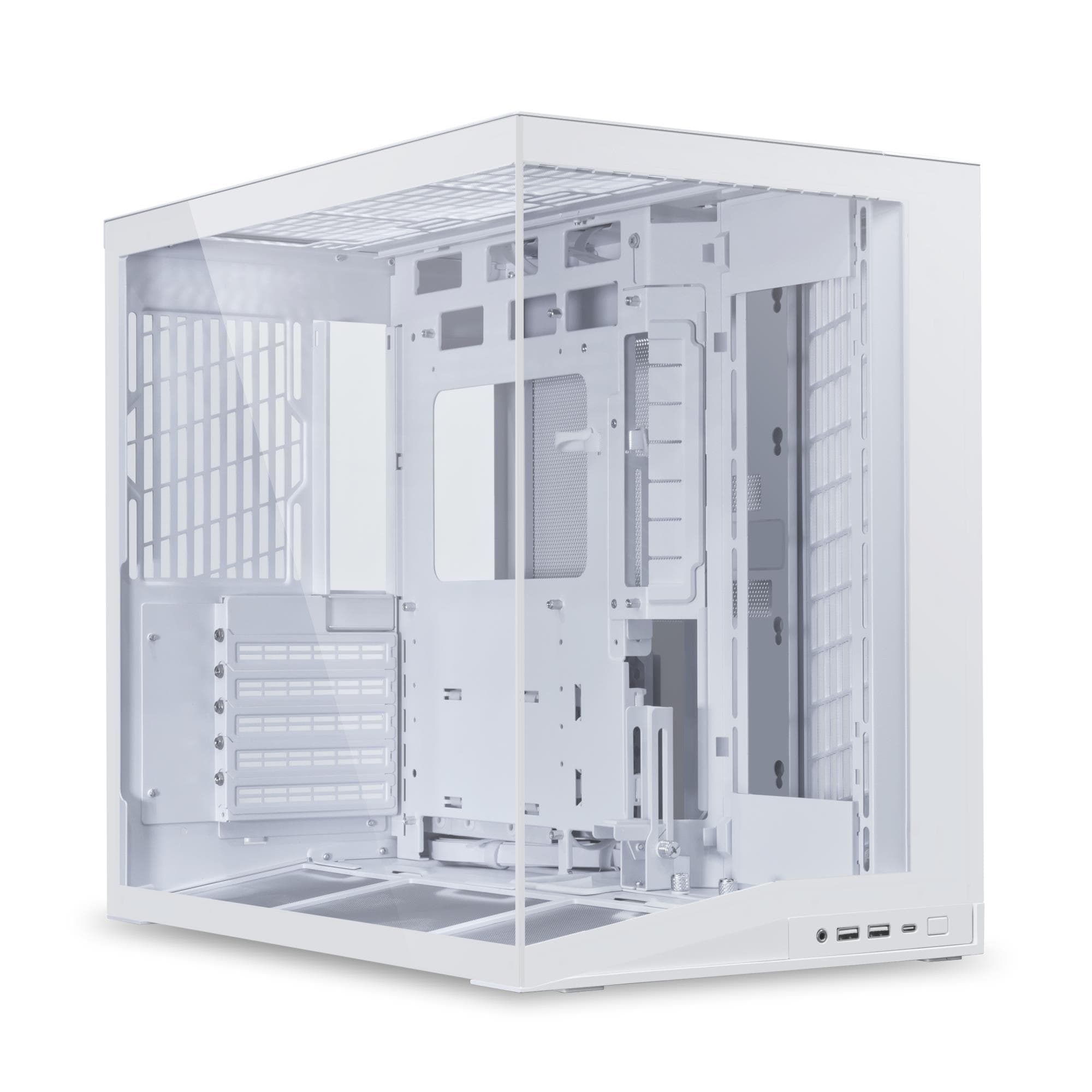 Lian Li O11 Dynamic Mini V2 valge – kompaktne ATX korpus