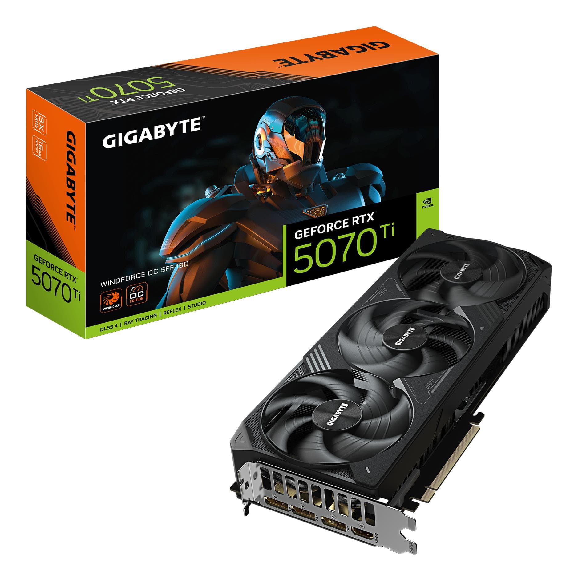 GIGABYTE RTX 5070 Ti 16GB GDDR7 – kõrgtasemel graafika