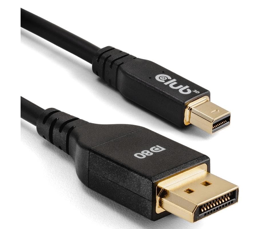 CLUB3D Mini DisplayPort DP kaabel 1m 8K60Hz soodne