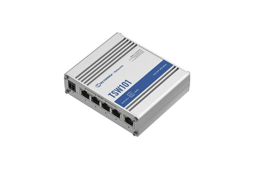 Teltonika TSW101 5-Port Gigabit PoE Switch