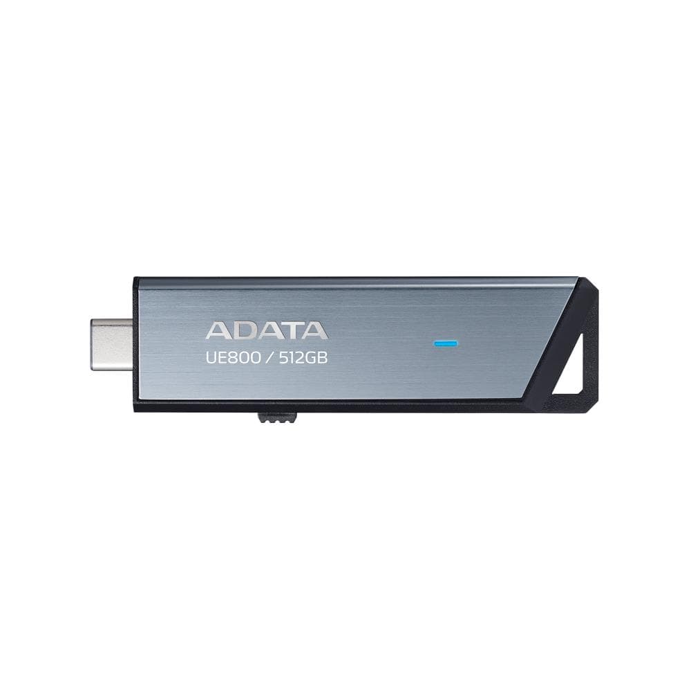 Mälupulk ADATA UE800 512 GB, USB-C, USB 3.2 Gen 2, hõbedane