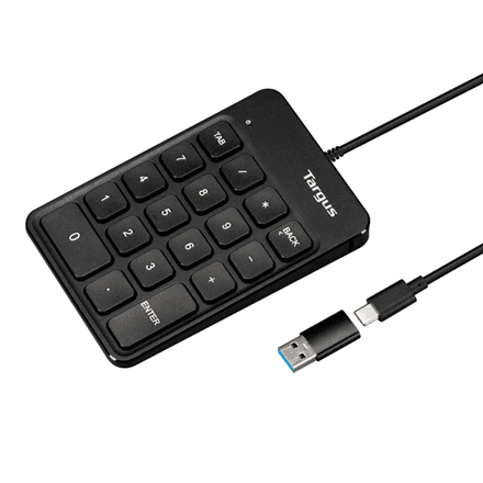Targus Numeric EcoSmart Wired Keypad Black