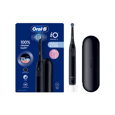 Электрическая зубная щётка Oral-B iO2i, 3 режима, Night Black