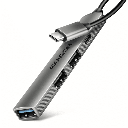 AXAGON HUE-STC ALU STRIP USB hub, USB-C, 4 ports