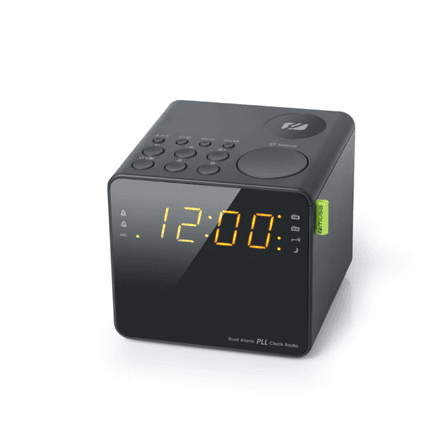 Muse M-187CR clock radio, FM and MW, dual alarm