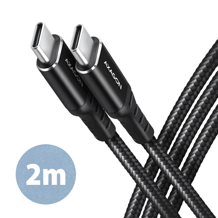 USB-C – USB-C kaabel Axagon, 2 m