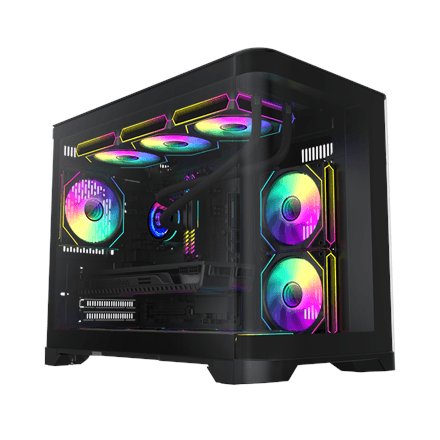 Gamemax Hype-M ATX PC case, black