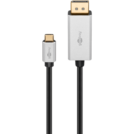 Кабель USB-C – DisplayPort Goobay, 8K 60 Гц, 2 м, 60176