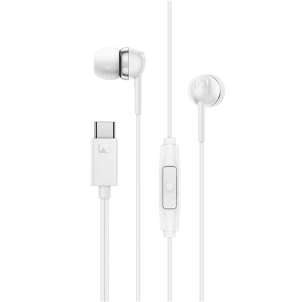 Sennheiser CX 80U kõrvasisesed kõrvaklapid mikrofoniga, valged