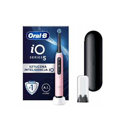 Oral-B iO5 Series electric toothbrush, pink