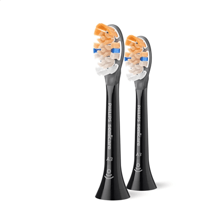 Philips HX9092/88 Sonicare Premium All-in-One toothbrush heads, 2 pcs, black