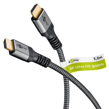 Кабель HDMI Goobay Ultra High Speed, 5 м, 65263