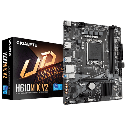 Emaplaat Gigabyte H610M K V2, LGA1700, DDR5