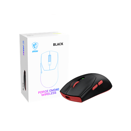 MSI FORGE GM340 juhtmeta hiir 12000 DPI