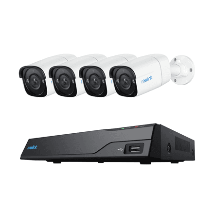 Reolink NVS8-5MB4 kit: 8-channel 2 TB recorder with four cameras