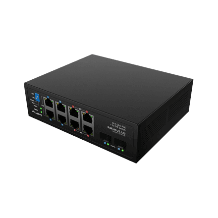 Lanberg ILGE-8P-2S-120 tööstuslik gigabitine PoE switch, 4 SFP pesa