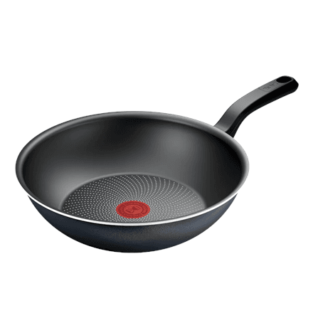 Сковорода-вок Tefal H0561942, 28 см, для индукции, чёрная