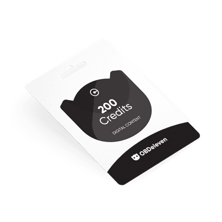 OBDeleven 200 Credits Card — карта кредитов для OBDeleven PRO и Nextgen