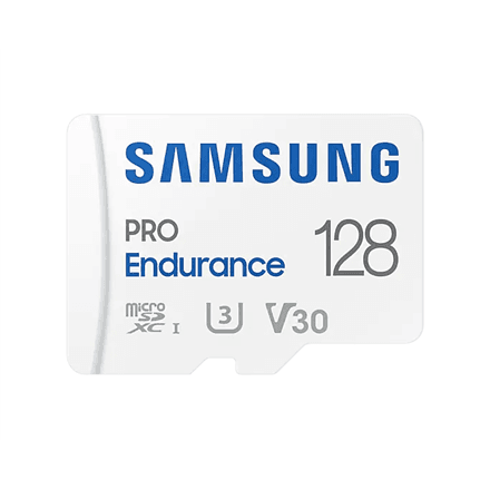 MicroSD-mälukaart Samsung PRO Endurance, 128 GB, SD-adapteriga