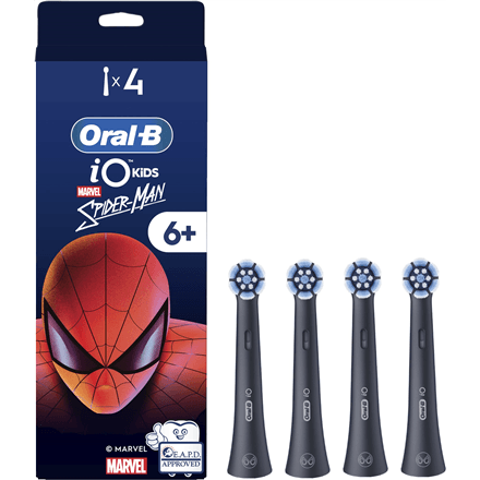 Oral-B iO kids Refills Spiderman toothbrush heads, 4 pcs