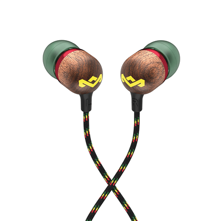 Marley Smile Jamaica USB-C juhtmega kõrvaklapid mikrofoniga, Rasta