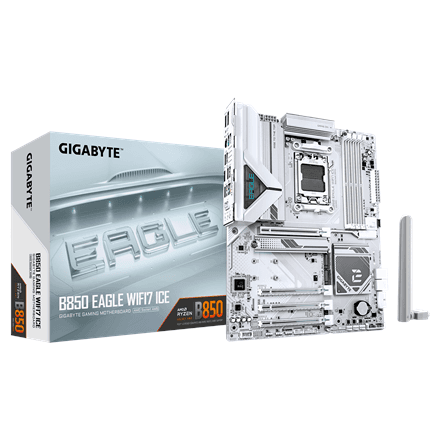 Emaplaat Gigabyte B850 EAGLE WF7 ICE, AM5, DDR5