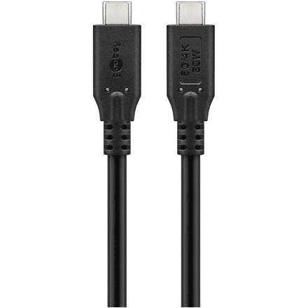 USB-C kaabel Goobay, 1,5 m, 60 W
