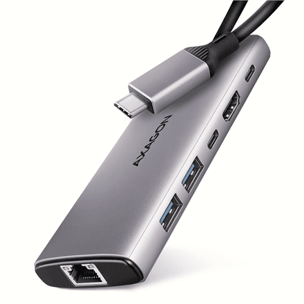 AXAGON HMC-6G2L multiport USB-C hub, 10 Gbit/s