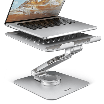 Sülearvuti alus Axagon STND-LR, 360° pööramine, 10–17,3″
