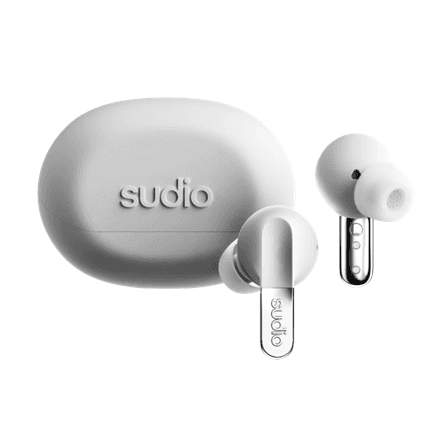 Sudio N3 Pro juhtmevabad mürasummutusega kõrvaklapid, valged