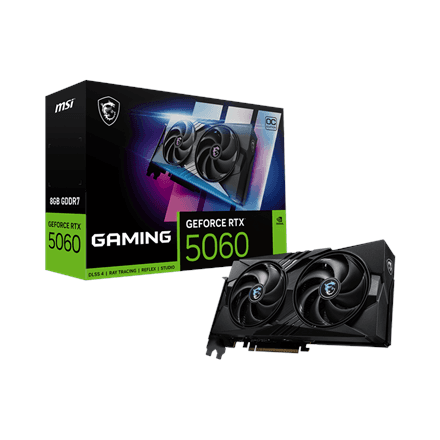 Видеокарта MSI GeForce RTX 5060 GAMING OC 8 ГБ GDDR7