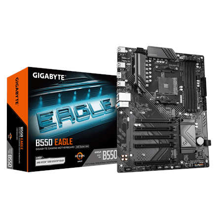 Emaplaat Gigabyte B550 EAGLE, AM4, DDR4
