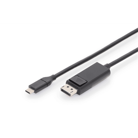 Кабель USB-C – DisplayPort Digitus, 4K 60 Гц, 2 м, AK-300333-020-S