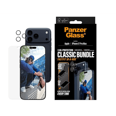 Комплект защитных стекол для iPhone 17 Pro Max PanzerGlass 2-in-1