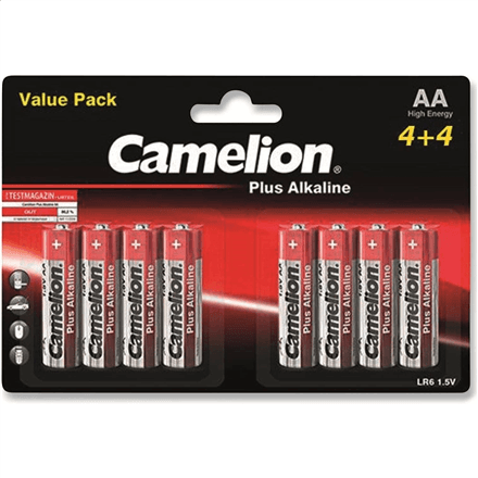 Батарейки Camelion Plus Alkaline AA, 8 шт.