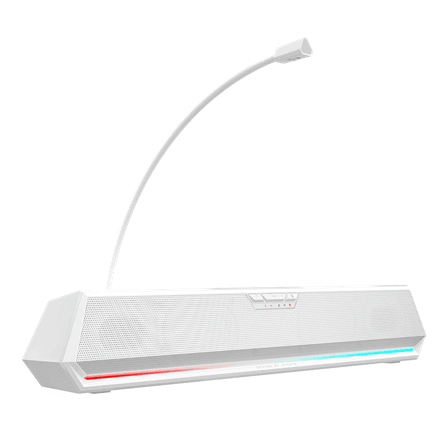 Edifier G1500 BAR gaming speaker with microphone, RGB, white