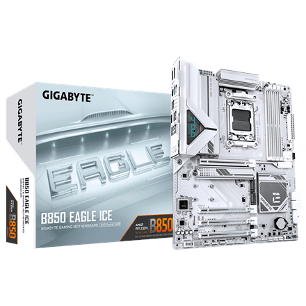 Emaplaat Gigabyte B850 EAGLE ICE, AM5, DDR5