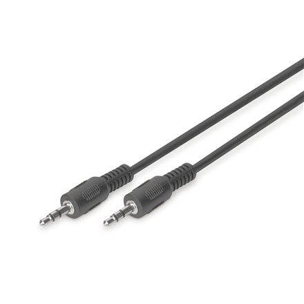 Стереокабель Digitus AK-510100-015-S, 1,5 м, чёрный