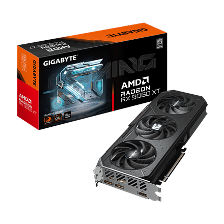 Videokaart GIGABYTE Radeon RX 9060 XT GAMING OC, 16 GB GDDR6