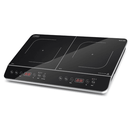 Caso Touch 3500 induction hob, 2 zones, 3500 W, black