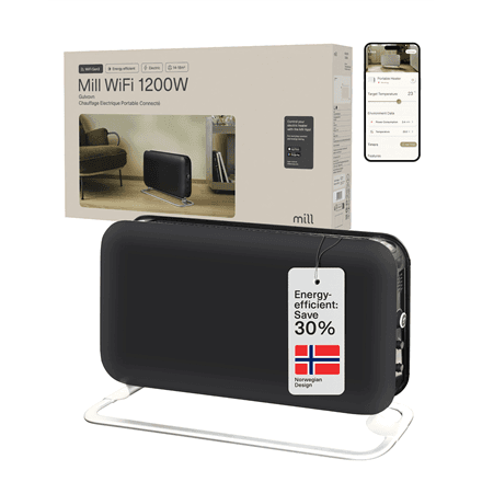 Mill CO1200WIFI3BLACK GEN3 konvektorradiaator 1200 W, must