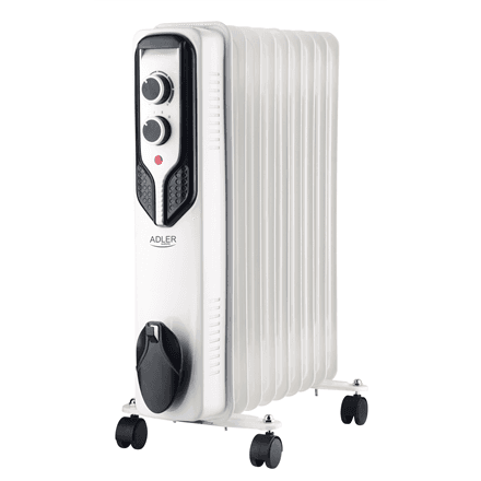 Õliradiaator Adler AD 7816, 2000 W, 9 ribi, valge