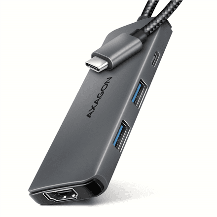 AXAGON HMC-5H8K USB-C hub, 5-in-1, 8K, 5 Gbit/s