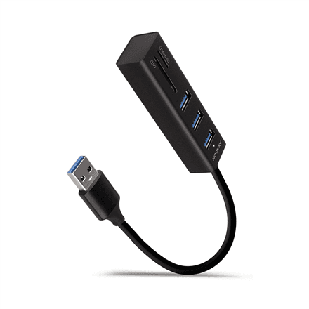 AXAGON HMA-CR3A USB hub with card reader, SuperSpeed USB-A