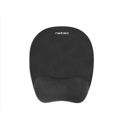 Hiirematt randmetoega Natec Chipmunk, 195 × 235 mm, must